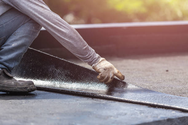 Professional Emergency Waterproofing technician working in Middleburg, VA